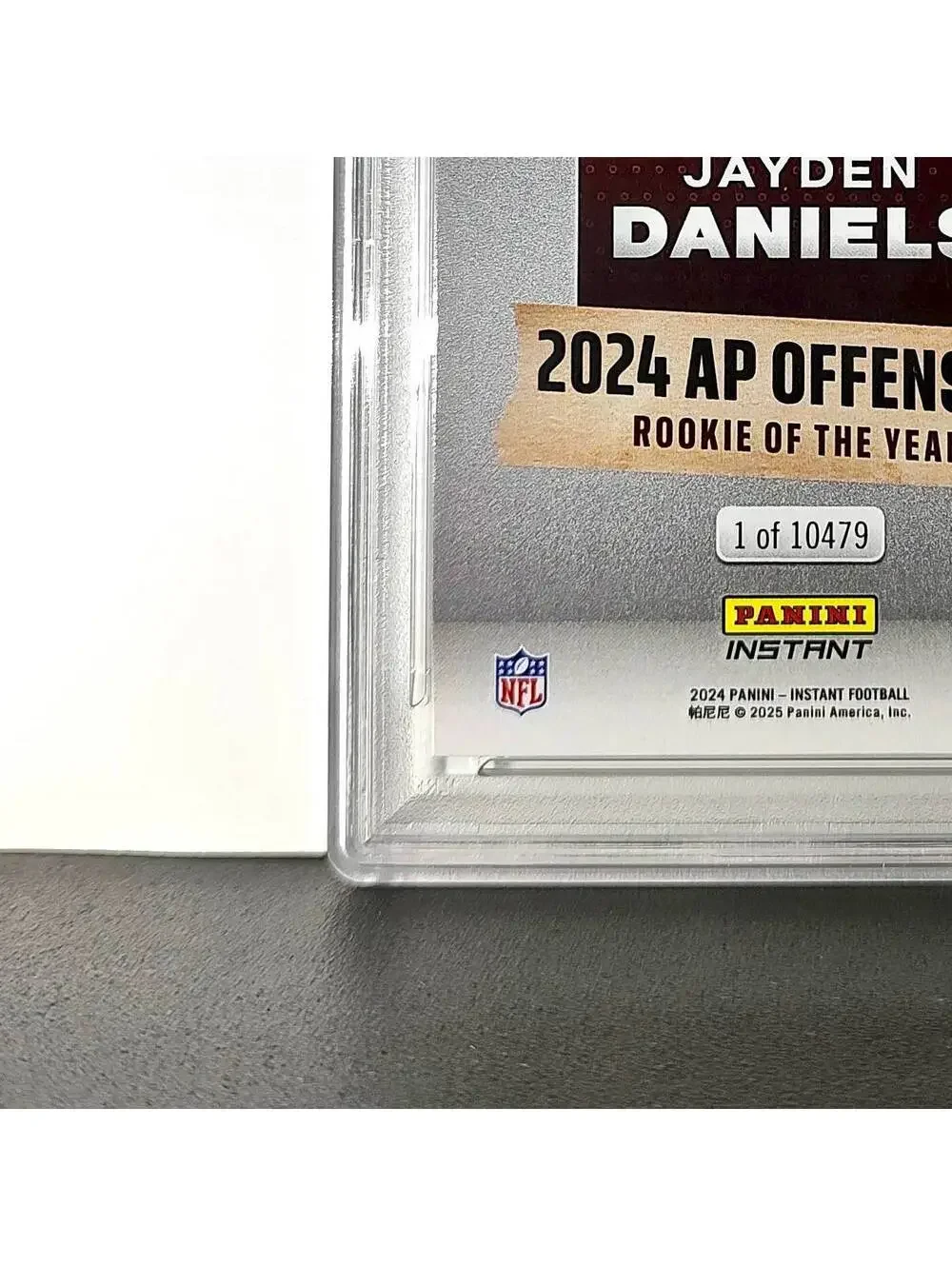 Jayden Daniels 2024 Panini NFL AP Offensive Rookie of the Year Commanders PSA 10